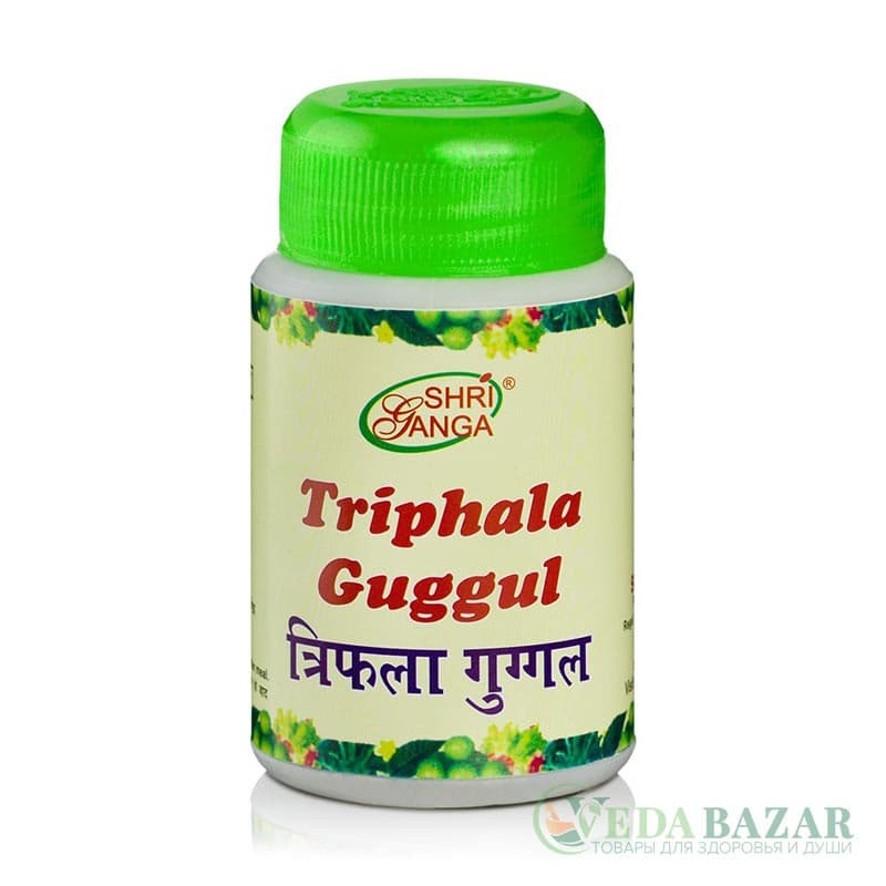 Трифала Гуггул (Triphala Guggul), 50 гр, Шри Ганга (Shri Ganga) фото