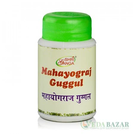 Махайогарадж Гуггул (Mahayograj Guggul) очищение и омоложение организма, 50 гр, Шри Ганга (Shri Ganga) фото